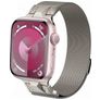 Mobigear Mecha Loop Milanaise Apple Watch Armband Magnetverschluss - 49/46/45/44 mm - Polarstern