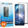 Mobigear Premium HTC Desire 22 Pro Panzerglas Gehärtetes Glas Displayschutz - Hüllenfreundlich - Schwarz (3er Pack)