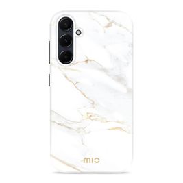 MIO Samsung Galaxy A55 MagSafe Hülle Hardcase Backcover - White Marble