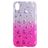 Mobigear Design iPhone XS Max Hülle Flexibles TPU Backcover - Magenta