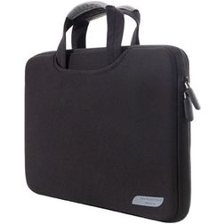 Mobigear Neon Neopren Laptop Aktentasche 13 - 14 Zoll Laptoptasche + Handgriff - Schwarz