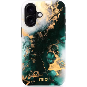 MIO iPhone 16 MagSafe Hülle Hardcase Backcover - Green Marble