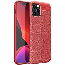 Mobigear Luxury iPhone 12 Pro Max Hülle Flexibles TPU Backcover - Rot