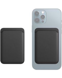 Mobigear Wallet Kartenetui - 3 Karten - MagSafe Kompatibel - Schwarz