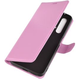 Mobigear Classic Realme X50 Hülle Klapphülle Geldbörse - Pink