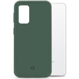 Mobilize Rubber Gelly Samsung Galaxy A32 5G Hülle Flexibles TPU Backcover - Matt Green