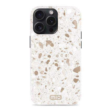 MIO iPhone 15 Pro MagSafe Hülle Hardcase Backcover - Soft Terrazzo