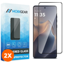 Mobigear Premium Motorola Edge 60 Fusion Panzerglas Gehärtetes Glas Displayschutz - Hüllenfreundlich - Schwarz (2er Pack)