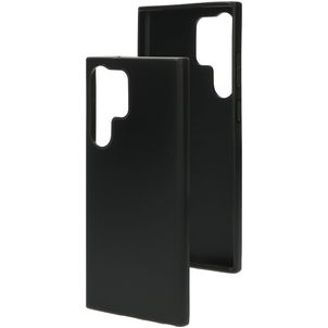 Mobiparts Classic Samsung Galaxy S23 Ultra Hülle Flexibles TPU Backcover - Matt Black