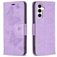 Mobigear Butterfly Samsung Galaxy S23 FE Hülle Klapphülle Geldbörse - Lila
