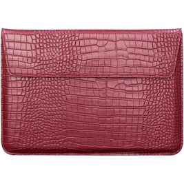 Mobigear Envelope Croco Laptop Sleeve (max 25 cm x 36 cm) Laptop Hülle - Rot