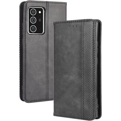 Mobigear Sensation Samsung Galaxy Note 20 Ultra Hülle Klapphülle Geldbörse - Schwarz