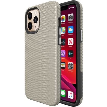 Mobigear Antislip iPhone 12 Pro Max Hülle Hardcase Backcover Stoßfest - Gold