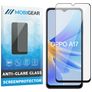 Mobigear Premium OPPO A17 Panzerglas Displayschutz - Hüllenfreundlich - Schwarz