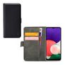 Mobilize Classic Gelly Wallet Samsung Galaxy A22 5G Klapphülle Portemonnaie - Schwarz