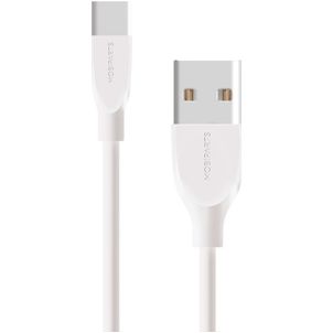 Mobiparts USB-A auf USB-C Kabel 1 Meter - Weiß