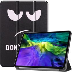 Mobigear Tri-Fold iPad Pro 11 Zoll (2022) Hülle Klapphülle - Do Not Touch