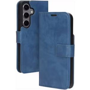 Mobiparts Classic Wallet Samsung Galaxy S24 Hülle Klapphülle Geldbörse - Steel Blue