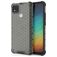 Mobigear Honeycomb Xiaomi Redmi 9C Hülle Hardcase Backcover Stoßfest - Grau