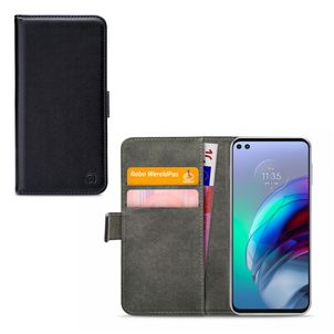 Mobilize Classic Gelly Wallet Motorola Moto G100 Hülle Klapphülle Geldbörse - Schwarz