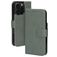 Mobiparts Classic Wallet MagSafe iPhone 16 Pro MagSafe Hülle Klapphülle Geldbörse - Stone Green