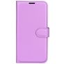 Mobigear Classic Samsung Galaxy M22 Hülle Klapphülle Geldbörse - Lila
