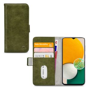Mobilize Elite Gelly Samsung Galaxy A13 5G Hülle Klapphülle Geldbörse - Grün
