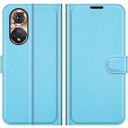 Mobigear Classic HONOR 50 Hülle Klapphülle Geldbörse - Blau