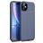 Mobigear Racing iPhone 12 Pro Max Hülle Flexibles TPU Backcover - Blau