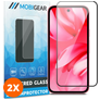 Mobigear Premium Google Pixel 9a Panzerglas Gehärtetes Glas Displayschutz - Hüllenfreundlich - Schwarz (2er Pack)
