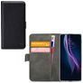 Mobilize Classic Gelly Wallet Motorola One Fusion Plus Hülle Klapphülle Geldbörse - Schwarz