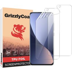 GrizzlyCoat Xiaomi 12 Hydrogel TPU Displayschutz - Hüllenfreundlich + Applikator (2er Pack)