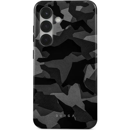 Burga Tough Samsung Galaxy S25 Hardcase Backcover Shockproof - Night Black Camo