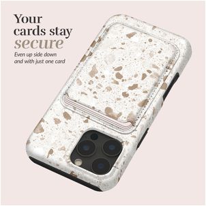 MIO Kartenetui - 3 Karten - MagSafe Kompatibel - Soft Terrazzo