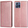 Mobigear Wallet Motorola Edge 30 Fusion Hülle Klapphülle Geldbörse - Roségold