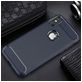 Mobigear Brushed Slim iPhone XS Hülle Flexibles TPU Backcover - Marineblau