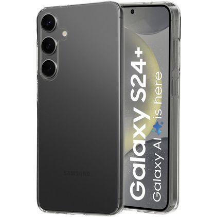 Mobiparts Classic Durchsichtig Samsung Galaxy S24 Plus Hülle Flexibles TPU Backcover - Transparent