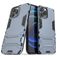 Mobigear Armor Stand iPhone 13 Pro Max Hülle Hardcase Backcover Stoßfest mit Ständer - Blau