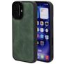 Mobiparts Classic iPhone 16 MagSafe Hülle TPU,Kunstleder Backcover - Emerald Green