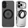 Mobilize 360 Rotating Ring iPhone 16 MagSafe Hülle Hardcase Backcover mit Ringhalter - Schwarz