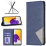 Mobigear Rhombus Slim Samsung Galaxy A73 Hülle Klapphülle - Blau