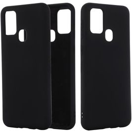 Mobigear Rubber Touch Samsung Galaxy M51 Silikon Hülle Backcover - Schwarz