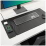 Mobilize PU Leather Desk Mat es Ladegerät Qi Wireless 2 Meter 15W - Schwarz