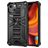 Mobigear Armor Stand iPhone 13 Hülle Hardcase Backcover Stoßfest mit Ständer - Schwarz