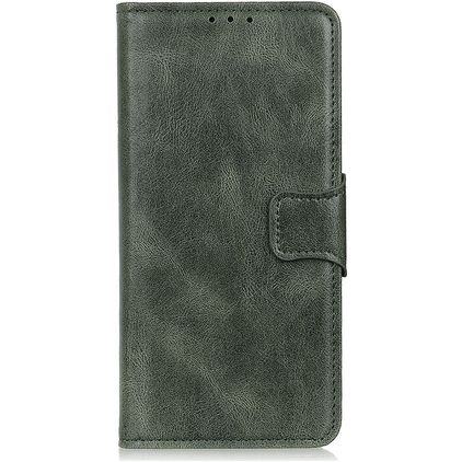 Mobigear Classy Xiaomi Redmi Note 10 4G Hülle Klapphülle Geldbörse - Grün
