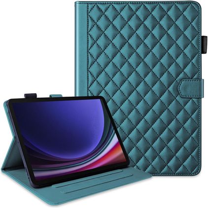 Mobigear Diamond Samsung Galaxy Tab S10 FE Plus Hülle Klapphülle - Grün