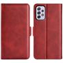 Mobigear Slim Magnet Samsung Galaxy A73 Hülle Klapphülle Geldbörse - Rot