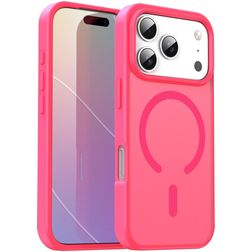 Mobigear Shockproof iPhone 17 Pro MagSafe Hülle Hardcase Backcover - Rose Red