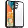 Mobigear Crystal Samsung Galaxy A54 Hardcase Backcover - Transparent / Schwarz