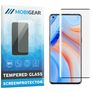 Mobigear Curved OPPO Reno 4 Pro 5G Panzerglas Gehärtetes Glas Displayschutz - Hüllenfreundlich - Schwarz